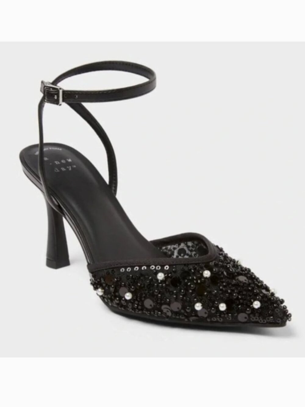 Women’s Ruth Embellished Sequin Heels with Memory Foam Insole